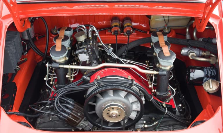 Porsche 911 ST flat-six engine