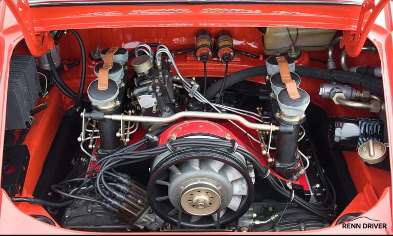 Porsche 911 ST flat-six engine