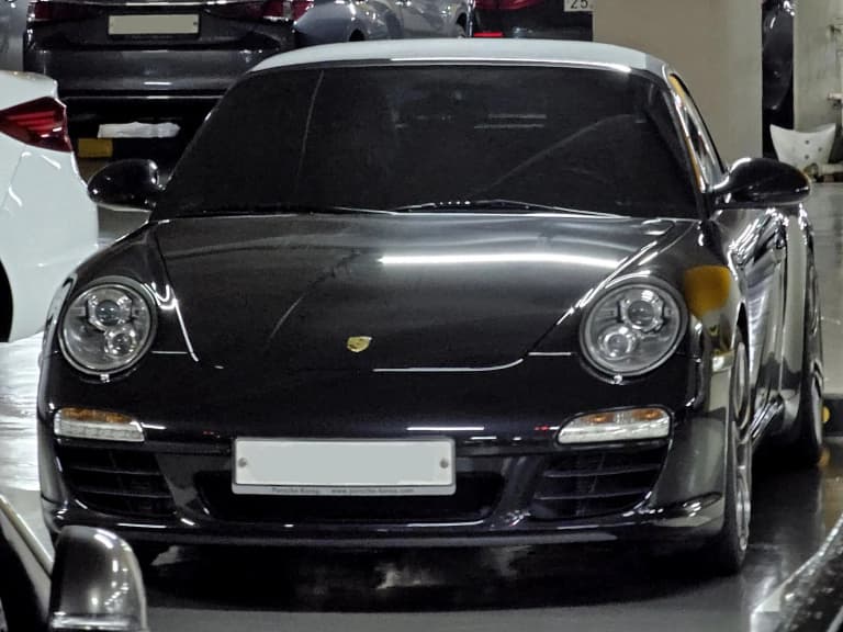 Porsche 997.2 Carrera S Cabriolet in Basalt Black.