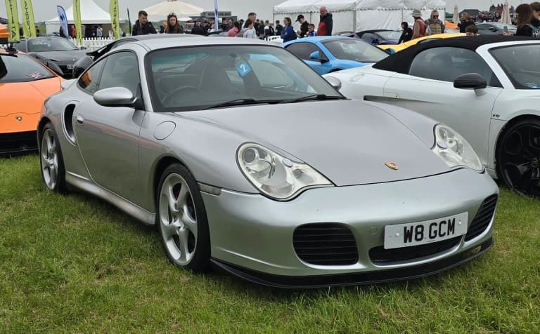 Porsche 911 Turbo in white