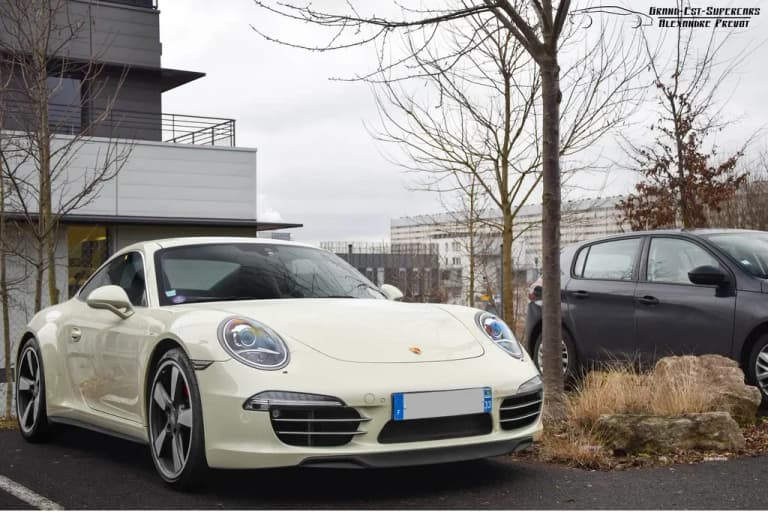 Dark gray Porsche 911 50th Anniversary Edition