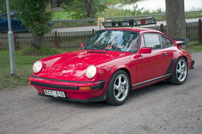 Porsche 911 SC in white, 1979 model year