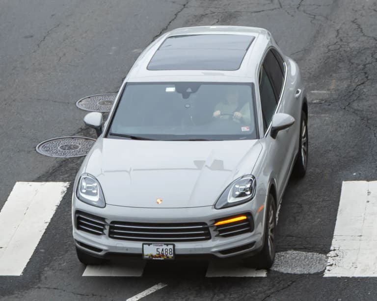 Third-generation 9Y0 Porsche Cayenne SUV, three-quarter front view