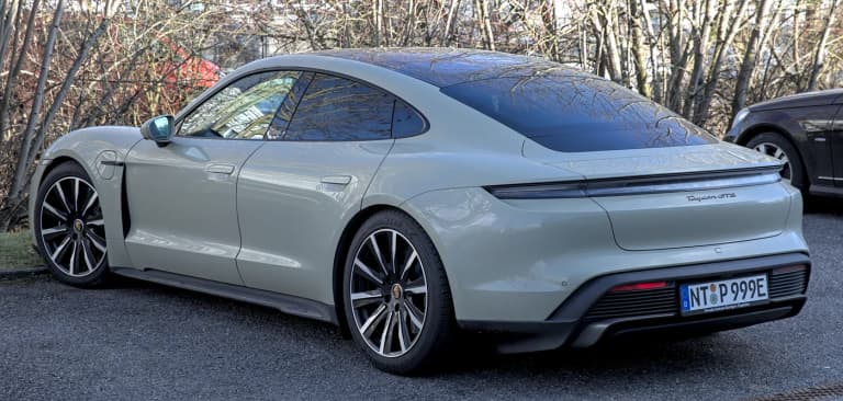 Porsche Taycan GTS, a sportier trim that sits below the Turbo S