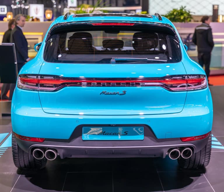 Porsche Macan S at the 2019 Geneva Motor Show.