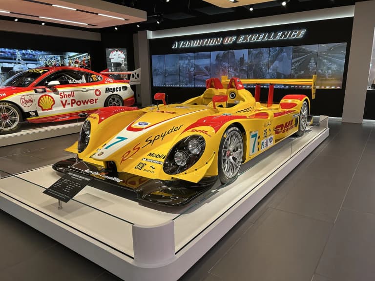 Penske Racing Porsche RS Spyder Evo that won the 2008 12 Hours of Sebring.