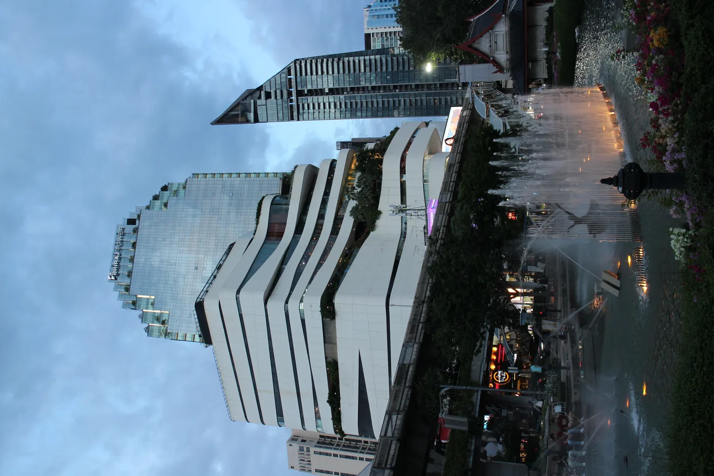 EmQuartier mall exterior on Sukhumvit Road