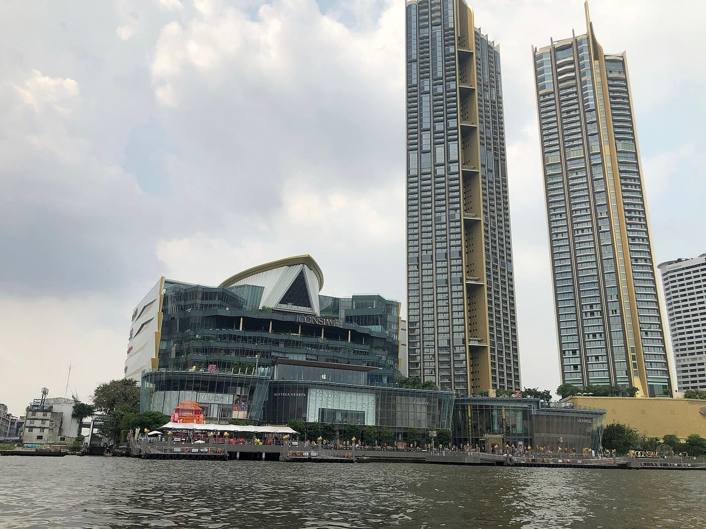 ICONSIAM mall viewed from the Chao Phraya River