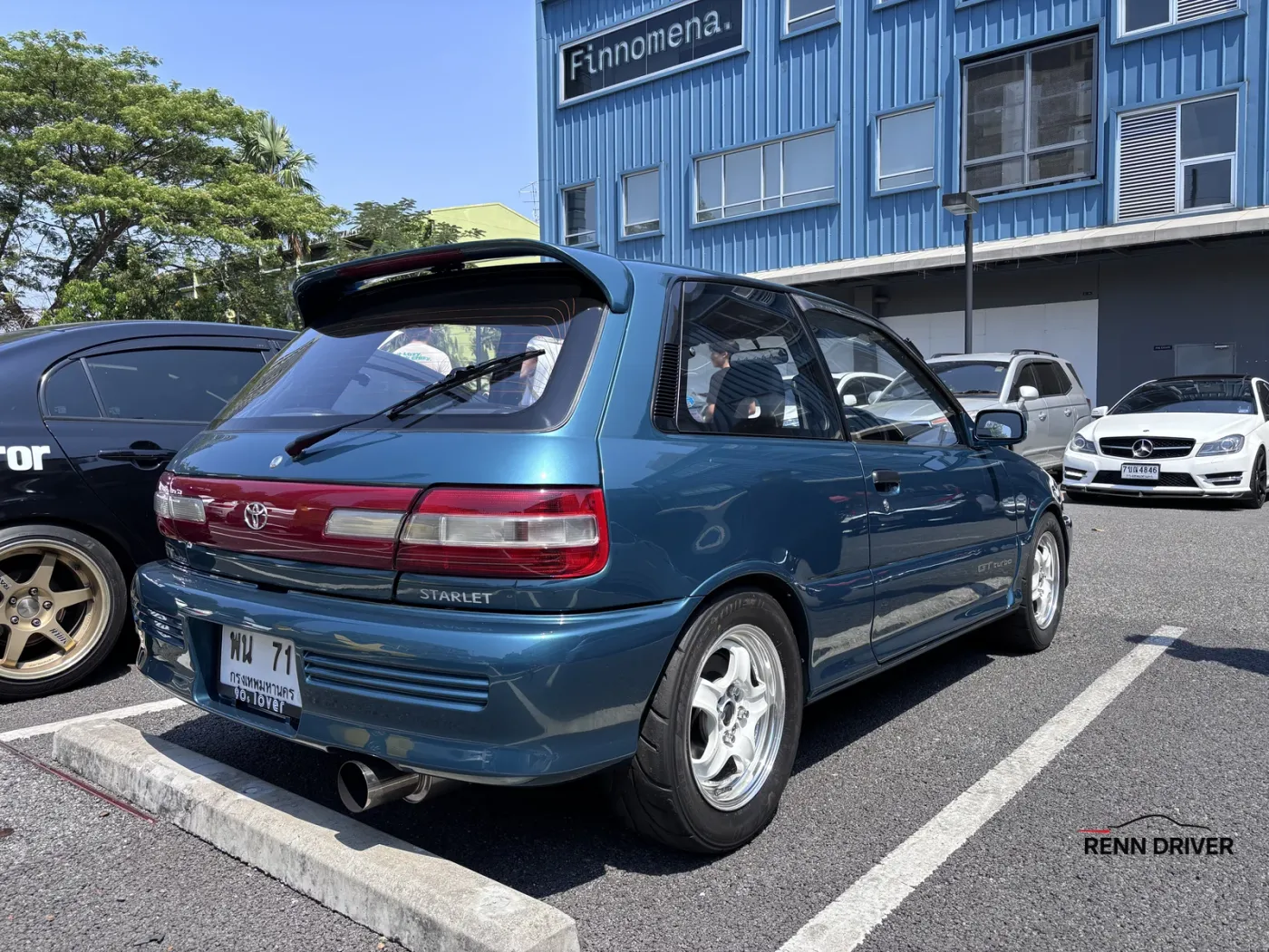 Teal Toyota Starlet GT Turbo