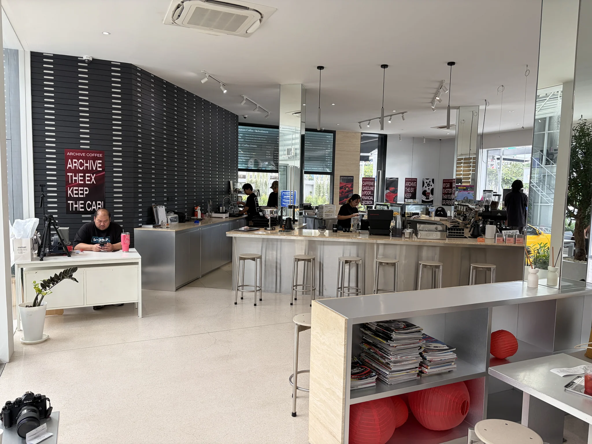 Coffee bar inside Archive Coffee