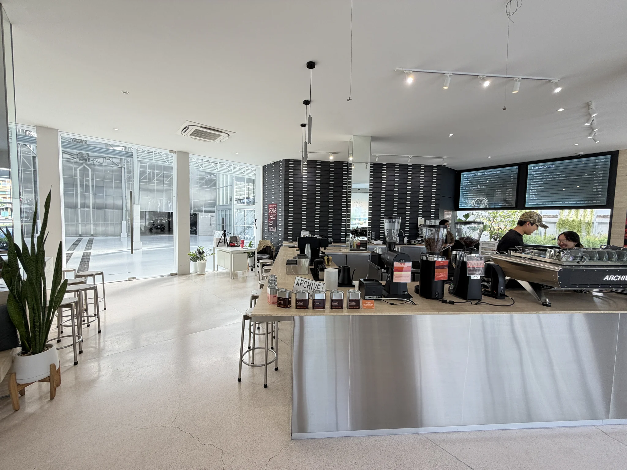 Archive Coffee counter and seating