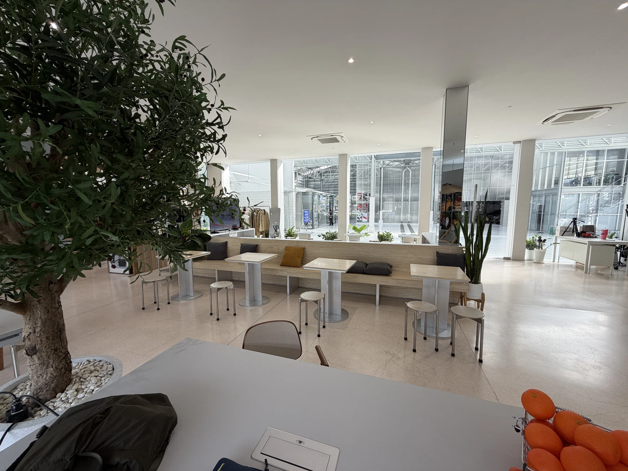Seating area inside Archive Coffee