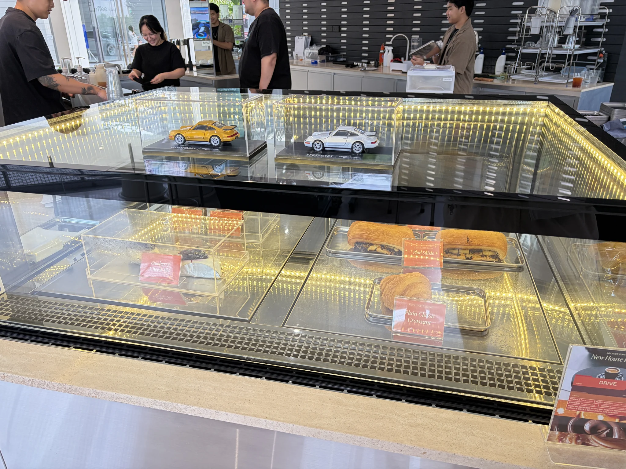 Pastry display at Archive Coffee
