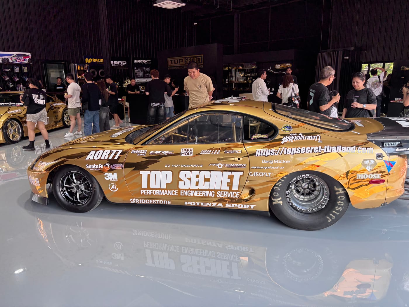 Top Secret Cafe diecast display